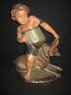 Oud  Frans terracotta beeld, Ophalen