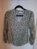 Blouse Cassis à imprimé cœur - 100 % viscose - Taille 38, Cassis, Enlèvement, Comme neuf, Taille 38/40 (M)