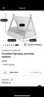 Lit tipi, Comme neuf, Matelas