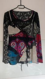 Blouse met print van Exquiss’s - maat S/M, Enlèvement ou Envoi, Comme neuf, Taille 36 (S)