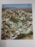 Een landschap met veel huizen van Marokko kleur verschillend, Ophalen