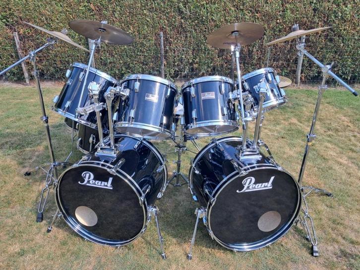 mega pearl drumstel, Muziek en Instrumenten, Drumstellen en Slagwerk, Gebruikt, Pearl, Ophalen