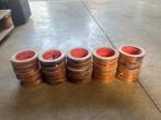 Koper tape breedte 9 mm lengte 15m de rol 64 stuks, Ophalen, Koper