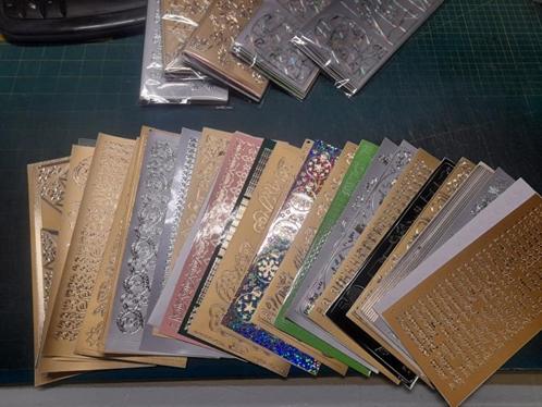 Uitverkoop tekst STICKERS 10 x 20 cm. pakjes van 30 stuks, Hobby en Vrije tijd, Kaarten | Zelf maken, Nieuw, Ophalen of Verzenden