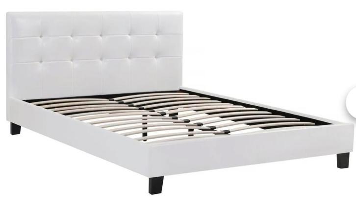 Gratis bed, Huis en Inrichting, Slaapkamer | Bedden, Gebruikt, Tweepersoons, 180 cm, 200 cm, Overige materialen, Wit, Ophalen