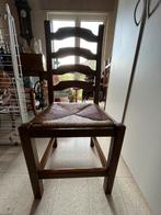 Keukenstoelen, Huis en Inrichting, Stoelen, Ophalen, Gebruikt, Bruin, Hout