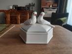 Opbergdoos met duifjes 🕊 🕊, Huis en Inrichting, Woonaccessoires | Overige, Ophalen of Verzenden