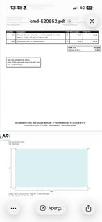 Plaque en verre neuve - 55 x 105 cm, Bricolage & Construction, Enlèvement, Comme neuf