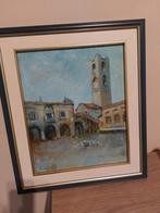 schilderij : Bergamo (Italië) / Città Alta / Nespli, Verzenden