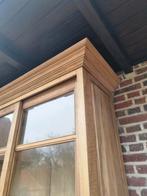 Eiken vitrinekast/buffetkast GRATIS LEVERING, Huis en Inrichting, Ophalen of Verzenden, Zo goed als nieuw