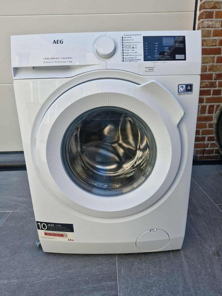 Wasmachine 8 kg, Elektronische apparatuur, Wasmachines, Zo goed als nieuw, 8 tot 10 kg, 1200 tot 1600 toeren, Energieklasse A of zuiniger