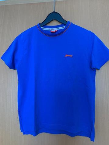 Tee-shirt garçon Slazenger - T. 9/10 ans - bleu orange :  Ma