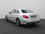 Mercedes-Benz C-klasse 180 Berline AMG LINE | Leder | Navi |, Auto's, Te koop, Zilver of Grijs, Berline, Benzine