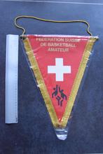 Vaandel, vlaggetje, Federation Suisse de basketball amateur., Verzamelen, Sportartikelen en Voetbal, Vaantje of Sjaal, Ophalen of Verzenden