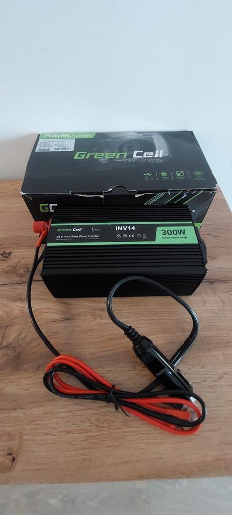 Te koop: Green Cell Omvormer 24V (Pure Sine Wave) – 300W / 6, Auto-onderdelen, Accu's en Toebehoren, Ophalen