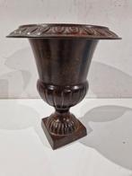 Decoratieve ijzer en koperen Tuinvaas of huisvaas, Ophalen of Verzenden