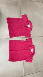 2 roze poloshirts hals en hals (2 jaar en 4 jaar), Ophalen, Gebruikt