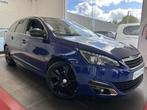 Peugeot 308 SW 1.6e-HDI 115CH GT LINE BVA T.PANO GAR 12M, Auto's, Automaat, Gebruikt, Zwart, Leder
