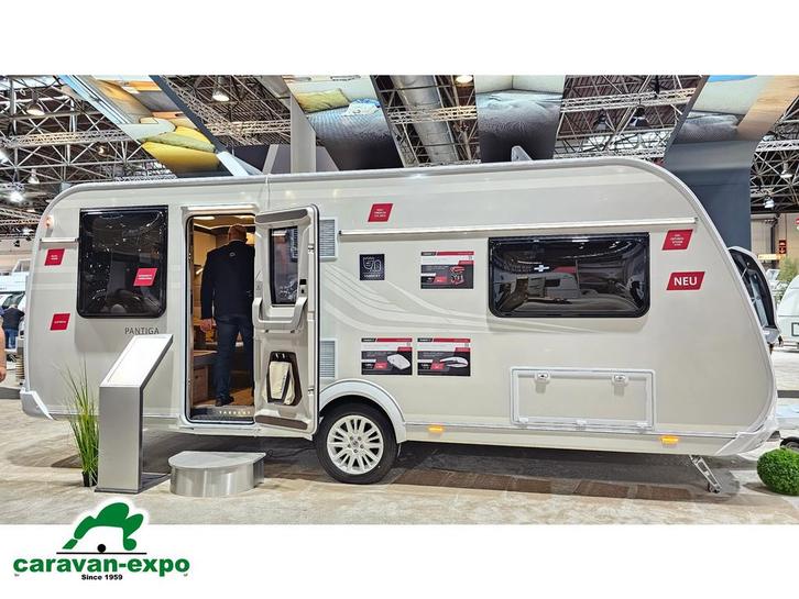 TABBERT PANTIGA 550TDL, Caravans en Kamperen, Caravans, Bedrijf, tot en met 4, 1250 - 1500 kg, Tabbert, 5 tot 6 meter