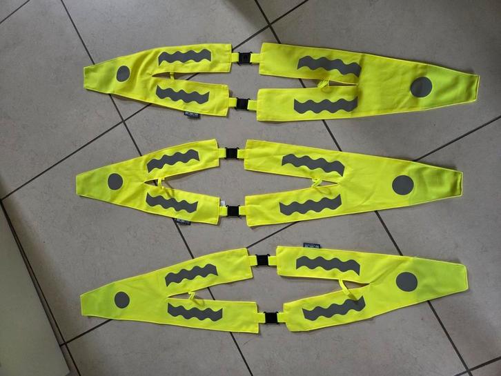3x wowow reflecterende banden, Diversen, Schoolbenodigdheden, Zo goed als nieuw, Ophalen of Verzenden