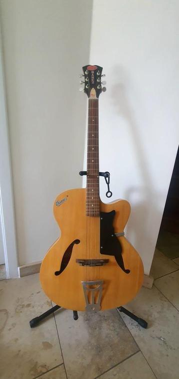 Prachtige Jazz gitaar Ebanez met mooie koffer beschikbaar voor biedingen