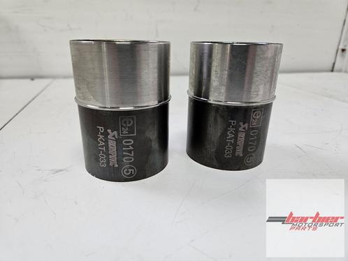 2x Akrapovic P-Kat 033, P-KAT033, ZZR 1400, ZZR1400, Motoren, Onderdelen | Kawasaki, Gebruikt, Ophalen of Verzenden