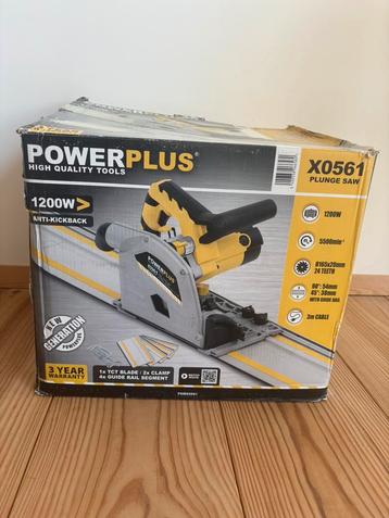 Powerplus POWX0561 Plunge Saw – Met geleiderails beschikbaar voor biedingen