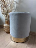 Fluwelen poef, Huis en Inrichting, Zetels | Voetbanken en poefs, Ophalen of Verzenden, Gebruikt