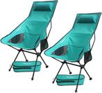 Campingstoelen Opvouwbaar Set van 2-Vouwstoel-lichtgewicht, Ophalen of Verzenden, Nieuw, Campingstoel