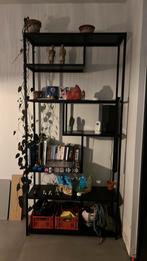 Metalen rek zwart, Ophalen, Zo goed als nieuw, Metaal