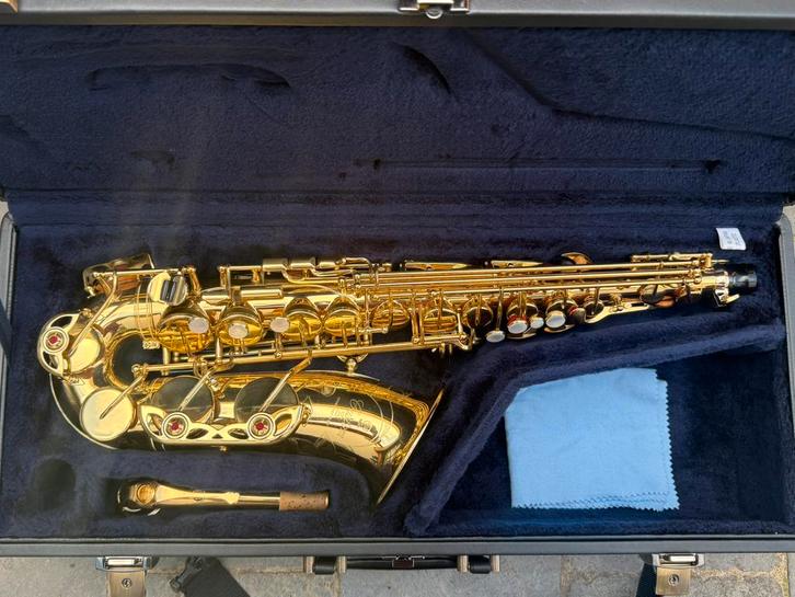 Saxophone Alto Yamaha Custom 82Z – Gravé, Vernis, Muziek en Instrumenten, Blaasinstrumenten | Saxofoons, Zo goed als nieuw, Alt