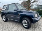 Vitara 1.6i Cabrio AUTOMAAT 4x4 67000km, Auto's, Suzuki, Stof, Zwart, Blauw, Bedrijf