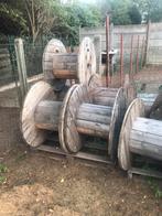 Houten bobijnen, Ophalen