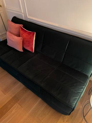 Canapé 3 places en velours vert foncé beschikbaar voor biedingen