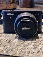 NIKON 1 J1 ZWARTE SPIEGELLOZE CAMERA, 14 Megapixel, Compact, Nieuw, Ophalen of Verzenden