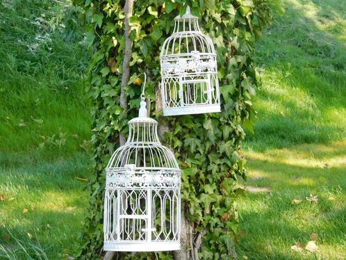 Ensemble de 2 cages à oiseaux classiques | Métal | Décoratio, Jardin & Terrasse, Maisons & Bains d'oiseaux, Neuf, Enlèvement ou Envoi