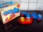 duplo LEGO 2625 Car with Boat and Trailer VINTAGE VOLLEDIG, Ophalen of Verzenden, Complete set, Duplo