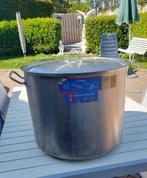 Universele kookpot van Moltini Italë 40L., Huis en Inrichting, Keuken | Potten en Pannen, Ophalen, Zo goed als nieuw, Inox, Kookpan of Snelkookpan