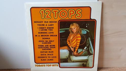 12 TOPS TODAYS TOP HITS VOL. 6 -  (1972) (LP), Cd's en Dvd's, Vinyl | Pop, Zo goed als nieuw, 1960 tot 1980, 10 inch, Verzenden