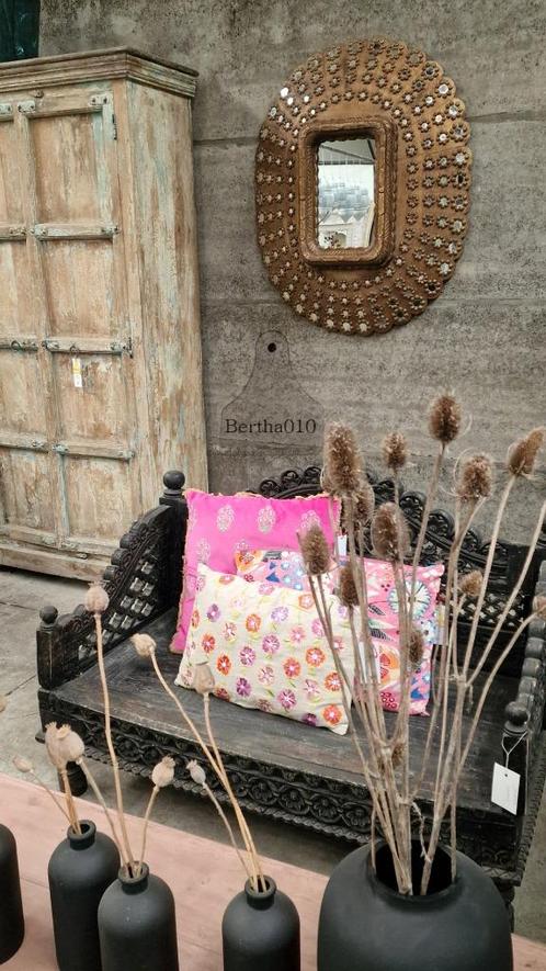 Pauwenspiegel peacockmirror peacock mirror, Huis en Inrichting, Woonaccessoires | Spiegels, Zo goed als nieuw, 75 tot 100 cm, 100 tot 150 cm