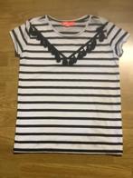 Gelijnde t- shirt halve mouwen voor meisjes 170, Zo goed als nieuw, Shirt of Longsleeve, Wibra, Verzenden