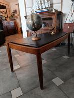 Scandinave et vintage table de salon bois et ardoise, Utilisé, Enlèvement ou Envoi