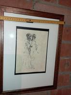 Houten kader 34x41cm in staat zoals op foto, Antiek en Kunst, Curiosa en Brocante, Ophalen of Verzenden