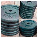 Halterschijven 100kg, Sport en Fitness, Ophalen, Zo goed als nieuw, Halterschijven