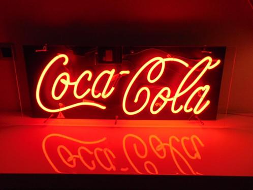 Mooie Coca Cola neon lichtreclame, Verzamelen, Merken en Reclamevoorwerpen, Zo goed als nieuw, Lichtbak of (neon) lamp, Ophalen