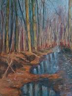 SCHILDERIJEN  M.VAN DEN BEMPT "Kasteelgracht", Antiek en Kunst, Ophalen of Verzenden