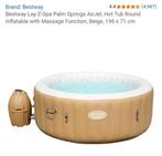 Jacuzzi Lay z spa Bestway, Tuin en Terras, Ophalen, Gebruikt, Grondzeil, Opblaasbaar