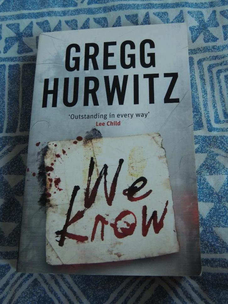 We Know by Gregg Hurwitz, Livres, Thrillers, Utilisé, Amérique, Enlèvement