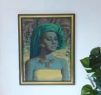 Litho Jaren 60 Vintage afbeelding Tretichkoff Balinese Lady, Verzenden