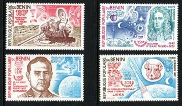 Rép. Pop. du BÉNIN :1977: Y.PA279-82 : Conquète de l'Espace. beschikbaar voor biedingen
